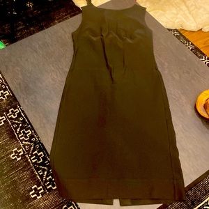 Elizabeth Suzann Elise Dress Black Sheath - Size 14-S